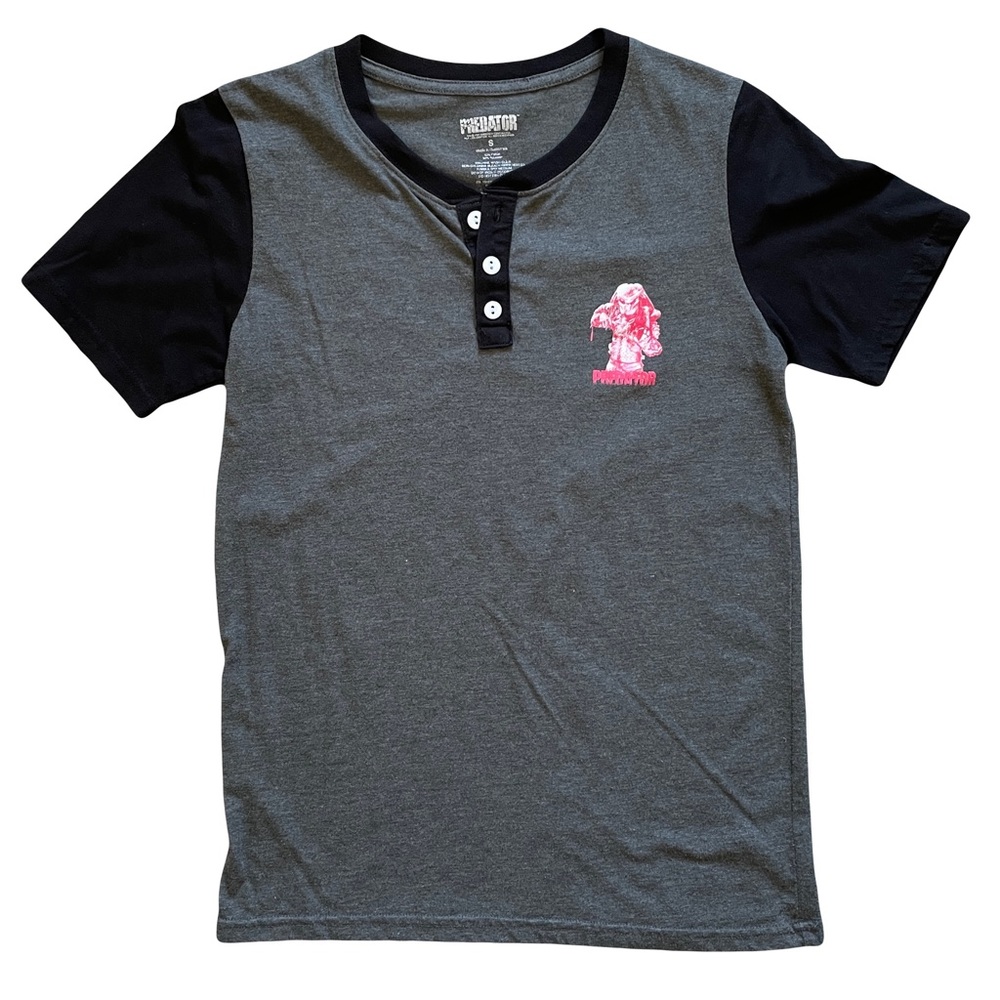 Predator Gray and Black polo tee